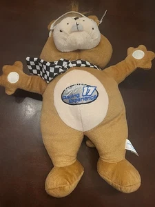 Digger the Gopher Darell Waltrip #17 Stofftier NASCAR Maskottchen mit Etikett - Bild 1 von 9