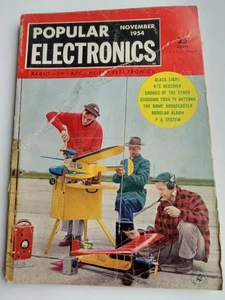 Popular Electronics Magazine Vol. 1 No. 2 SECOND ISSUE Nov. 1954 - Picture 1 of 6