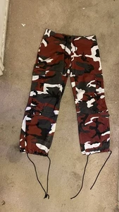 Rothco Damen Fallschirmjägerhose rot tarnfarben Größe 33 x 30 Ultra Force BDU - Bild 1 von 7