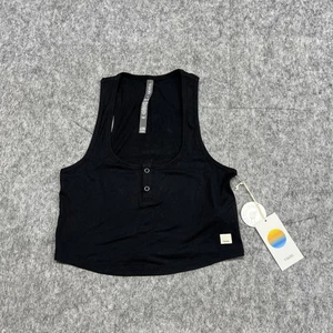 Vuori Cove Crop Tank Damen XS schwarz VW1019 Performance gerippt Modal Freizeit XS - Bild 1 von 9