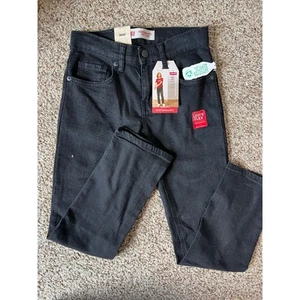 Boys Levi Strauss & Co 511 Slim Fit Jean, Size 10, Black, NWT, Adjustable Waist - Picture 1 of 7