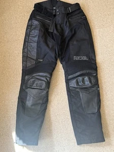 Richa Armored Motorcycle Black Riding Pants, Women, Large Dynatec Schoeller Mint - Picture 1 of 13