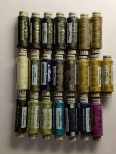 Metter Metrosene Threads Lot of 22 Spools NOS Various Colors - Picture 1 of 2