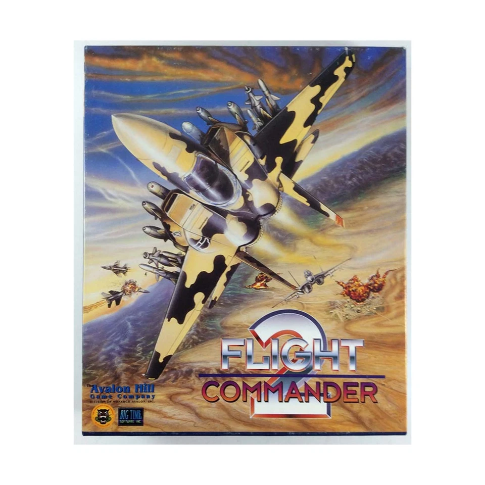 Avalon Hill Computer Game Flight Commander 2 (PC 3.5) VG+ - Image 1 of 1