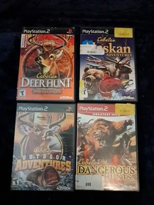 Cabela's Games Lot Collection PS2 Playstation 2 GREAT Complete CIB SHIPS FAST!!! - Image 1 of 4