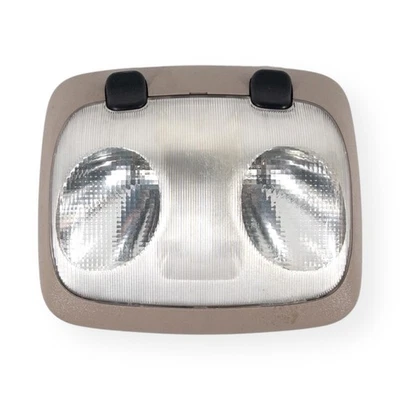 1991-2001 Ford & Mercury Taupe Brown Overhead Center Dome Roof Map Light - Image 1 of 4