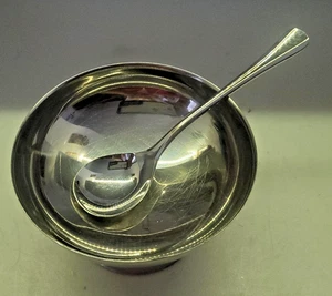 Eisbecher, Eisschale für 1 Person, chrom, mit Eislöffel, - Bild 1 von 3
