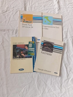 Libretto Uso e Manutenzione Ford Fiesta Terza Serie - 1992 - Immagine 1 di 4