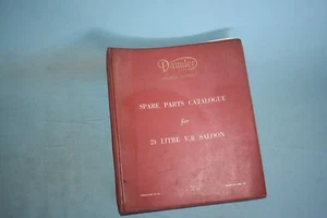 Daimler 2 1/2 Litre V.8 Saloon Spare Parts List Catalogue Manual Printed Oct1963 - Imagen 1 de 12