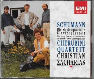 Schumann: String, Piano Quintet C Zacharias Cherubini Quartet *Like New" 2 CDs - Picture 1 of 2