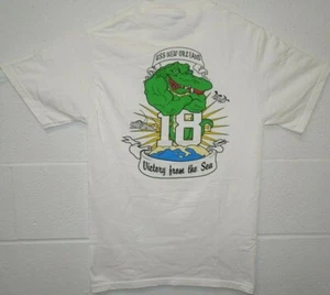USS New Orleans LPD 18 US Navy Gator JERZEES T Shirt Small White New Deadstock - Picture 1 of 8
