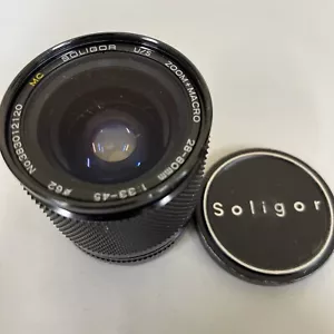 RARE MC Soligor U/S Zoom+Macro 28-80mm f/3.5-4.5 Lens In GOOD CONDITIONS - Picture 1 of 9