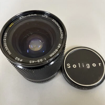 RARE MC Soligor U/S Zoom+Macro 28-80mm f/3.5-4.5 Lens In GOOD CONDITIONS - Image 1 of 4