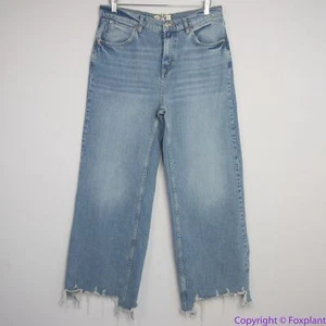 NEW Free People We the Free raw hem wide leg jeans, 29 - Picture 1 of 14