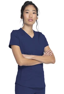 Dickies Balance Scrub V-Neck Top DK875 NAV Navy Free Shipping - Picture 1 of 5