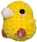 Press Bubble Squishy Chick Crochet Handmade Toy | Duck | Blow Bubblegum