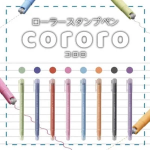 Sun-Star Cororo Roller Stamp Pen - Various Colours - Imagen 1 de 14