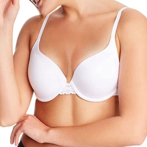 NWD Maidenform DreamWire Underwire Bra, No-Poke Push-Up Bra White 34B - Picture 1 of 6