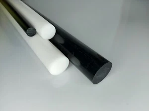 PET Rundstab weiß vers. Ø 20 mm 150 mm ( 1 Meter lang - Bild 1 von 2
