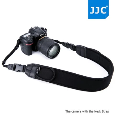 Wide Neoprene Neck Strap for Canon EOS R RP 7D 6D II 5D IV 80D 70D 60D M50 M5 M6 - Image 1 of 4
