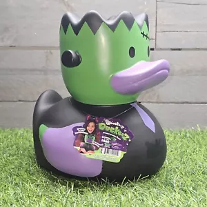 QUAKEEZ DUCKEEZ Spooky Frankenstein große Gummiente Neu mit Etikett - Bild 1 von 9