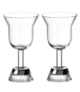 Ettore Sottsass - Orfeo Calice Vino Wine Goblet (Twin Pack) 15cl - Picture 1 of 1