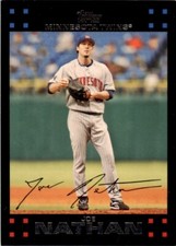 2007 Topps Joe Nathan . Minnesota Twins #179