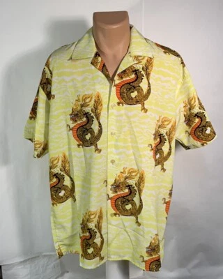 Camisa de dragón amarillo mediano Canopy para hombre Foto 1 de 4