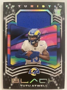 2021 Panini Black Futuristic Patch /99 Tutu Atwell Rookie Card F-TA - Picture 1 of 2