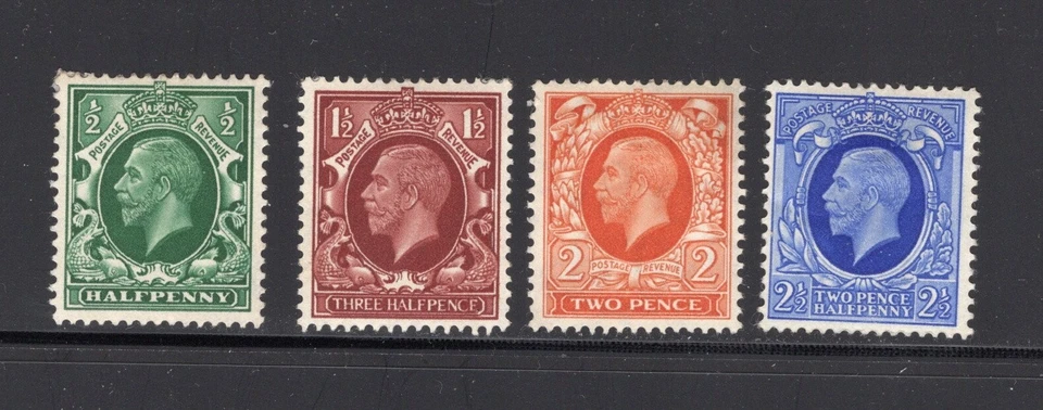 GREAT BRITAIN  #187, 189-191  MINT H - Image 1 of 1