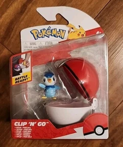 Pokémon 2022 listo para la batalla clip "N" Go PIPLUP bola de juguete coleccionable - Imagen 1 de 2
