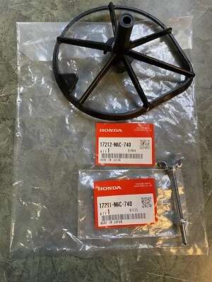 OEM Honda Air Filter Cage And Bolt 1990-2001 CR125R CR250R CR500R 17212-MAC-740 - Image 1 of 4