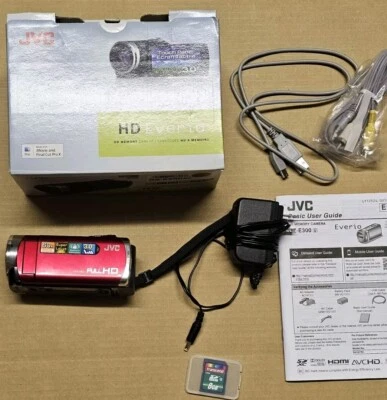 JVC HD Everio Camcorder Gz-E300 1080P - Image 1 of 4
