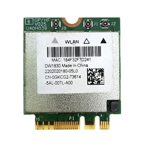 Tarjeta inalámbrica DW1830 M.2 llave A+E para red XPS 15 9550 WiFi BT BCM943602BAED - Imagen 1 de 6
