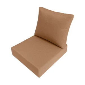 Large Deep Seat Back Cushion Slip Cover Knife Edge 26 x 30 x 6 inch AD104 - Picture 1 of 12