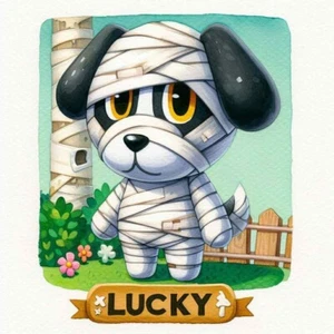 #385  Amiibo Karte für Animal Crossing Lucky Nintendo Switch Nfc Karte - Bild 1 von 2