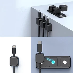 Magnetic Cable Organizer for Easy Management of Phone and USB Chargers - Picture 1 of 12