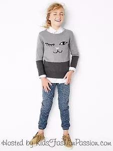 GAP Kinder Leopard weich Denim Jeans Hose XS S M 4 5 6 7 8 neu mit Etikett $ 40 - Bild 1 von 3