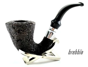 BREBBIA First Calabash 1997 Sabbiata | Hecho a mano en Italia | Pipa 9 mm 033 - Imagen 1 de 3