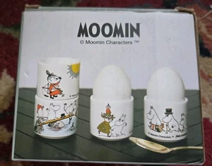 4 Mumin Pluto Eierbecher niedlich Pluto PRODUKTER - Bild 1 von 6