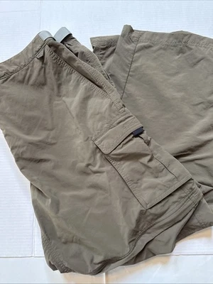 Pantalones deportivos Eastern Mountain para hombre 42x32 oliva senderismo al aire libre piernas con cremallera Foto 1 de 4