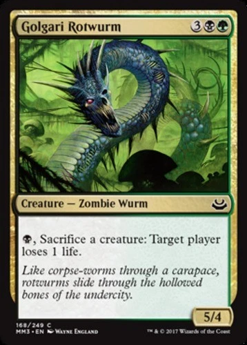 x1 Golgari Rotwurm - Modern Masters 2017 - NM - MTG - Image 1 of 1