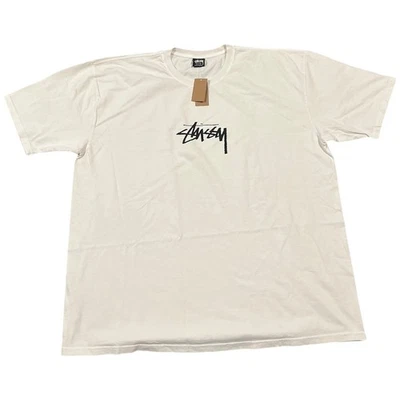 Camiseta Stussy Pequeña Stock Teñida con Pigmento Para Hombre Talla 2XL Foto 1 de 2
