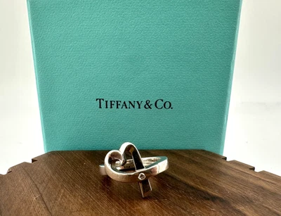 Anillo Tiffany & Co. Paloma Picasso 925 Diamante Corazón Talla 5.75 Foto 1 de 4