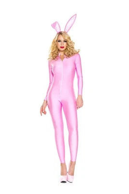 Adult Pink Bunny Women Costume  Womens Animals and Bugs Costumes  - Image 1 of 2
