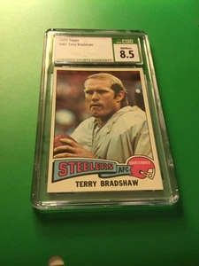 Topps # 461 Terry Bradshaw 1975 CSG 8,5 - Imagen 1 de 7
