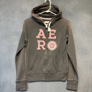 AEROPOSTALE Zip Up Hoodie Sweatshirt Jacket Eighty- Seven Y2K Aero Comfy Skater - Picture 1 of 15