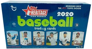 2020 Topps Heritage High Number Baseball Hobby Box - Picture 1 of 11