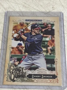 2017 Topps Gypsy Queen Dansby Swanson Atlanta Braves Chicago Cubs - Imagen 1 de 2