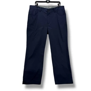 Pantalón de Trek Orvis Para Hombre Clásico Ligero 5 Bolsillos Azul Marino Talla 38x29 Elástico - Imagen 1 de 7